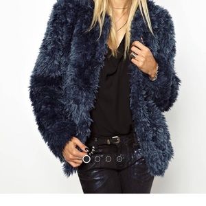 Zadig & Voltaire Louisya faux fur coat